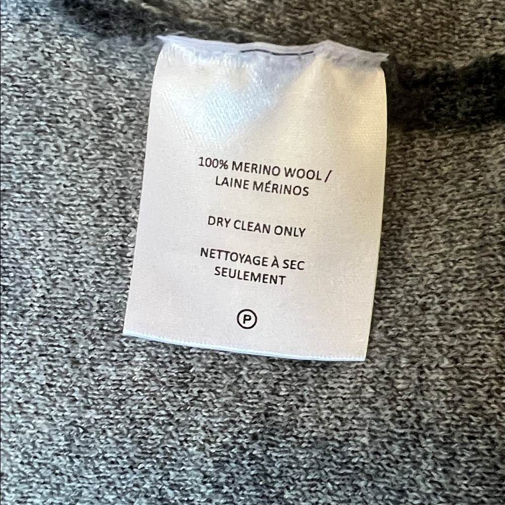 Robert Barakett Dark Gray Zip Up Sweater - Picture 3 of 4
